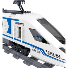 Load image into Gallery viewer, 513PCS MOC City Transportation Rail Transit High Speed Train Track Figure Model Toy Building Block Brick Gift Kids Compatible Lego
