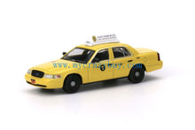 Load image into Gallery viewer, 596 1:64 Yellow CV CROWN VICTORIA New York Taxi Model Diecast Metal Car New Collection
