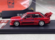 Load image into Gallery viewer, DCM 1:64 Red M3 E30 Coupe Widebody Spoiler Sports Model Diecast Metal Car New Collection
