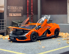 Load image into Gallery viewer, HH 1:64 Orange Revuelto LB744 Racing Sports Model Diecast Metal Car New Collection
