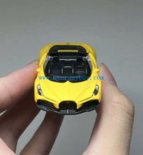 Load image into Gallery viewer, TSC 1:64 Yellow Mistral Convertible Racing Sports Model Diecast Metal Car New Collection
