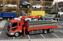 Load image into Gallery viewer, GCD 1:64 Red Fuso Fighter Crane Truck Model Diecast Metal Car New Collection
