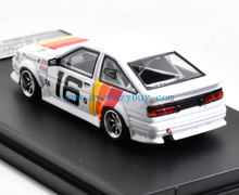 Load image into Gallery viewer, SW 1:64 White JDM AE86 Trueno TRD Widebody Sports Model Diecast Metal Car New Collection
