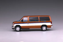 Load image into Gallery viewer, 1:64 596 Brown E350 Super Duty Wagon Mini Van Model Diecast Metal Car New Collection
