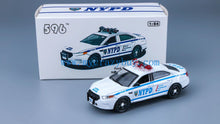 Load image into Gallery viewer, 1:64 596Model Ford Taurus NYPD Police Classic Model Diecast Metal Car New Collection

