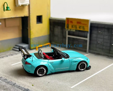 Load image into Gallery viewer, SW 1:64 Blue Miata MX5 Pandem Roadster Sports Model Diecast Metal Car New Collection
