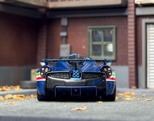 Load image into Gallery viewer, CM 1:64 Blue Carbon Huayra Tricolor Racing Sports Model Diecast Metal Car New Collection
