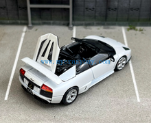 Load image into Gallery viewer, PK 1:64 White Murcielago LP640 Roadster Sports Model Diecast Metal Car New Collection
