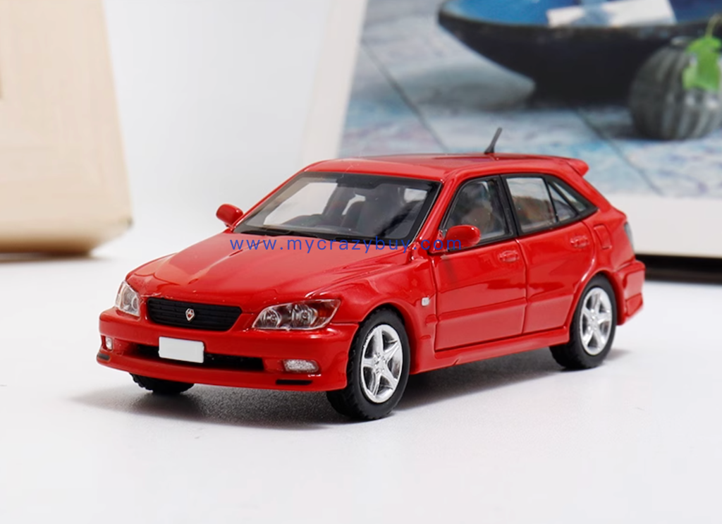Mortal 1:64 HEC Red Altezza Wagon Sports Model Diecast Metal Car New Collection