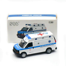 Load image into Gallery viewer, 1:64 Shanghai Ambulance Express 3500 Van Sports Model Diecast Metal Car New Collection
