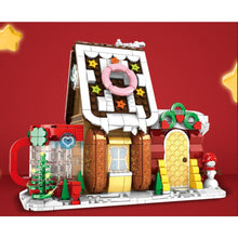 Load image into Gallery viewer, 628PCS MOC Christmas Cake House Snowman Pen Holder Container Model Toy Building Block Brick Gift Kids Compatible Lego

