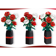 Load image into Gallery viewer, 878PCS MOC Rose Flower Potted Plants Model Toy Building Block Brick Gift Kids Compatible Lego

