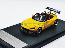 Load image into Gallery viewer, SW 1:64 Yellow Miata MX5 Pandem Roadster Sports Model Diecast Metal Car New Collection
