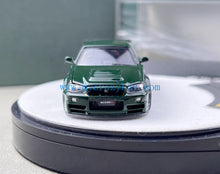 Load image into Gallery viewer, PGM 1:64 Green Skyline GTR R34 Z-Tune Round Sports Model Diecast Metal Car New Collection
