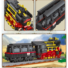 Load image into Gallery viewer, 676PCS MOC Classic Steam Locomotive Train Track Scene Model Toy Building Block Brick Gift Kids Compatible Lego
