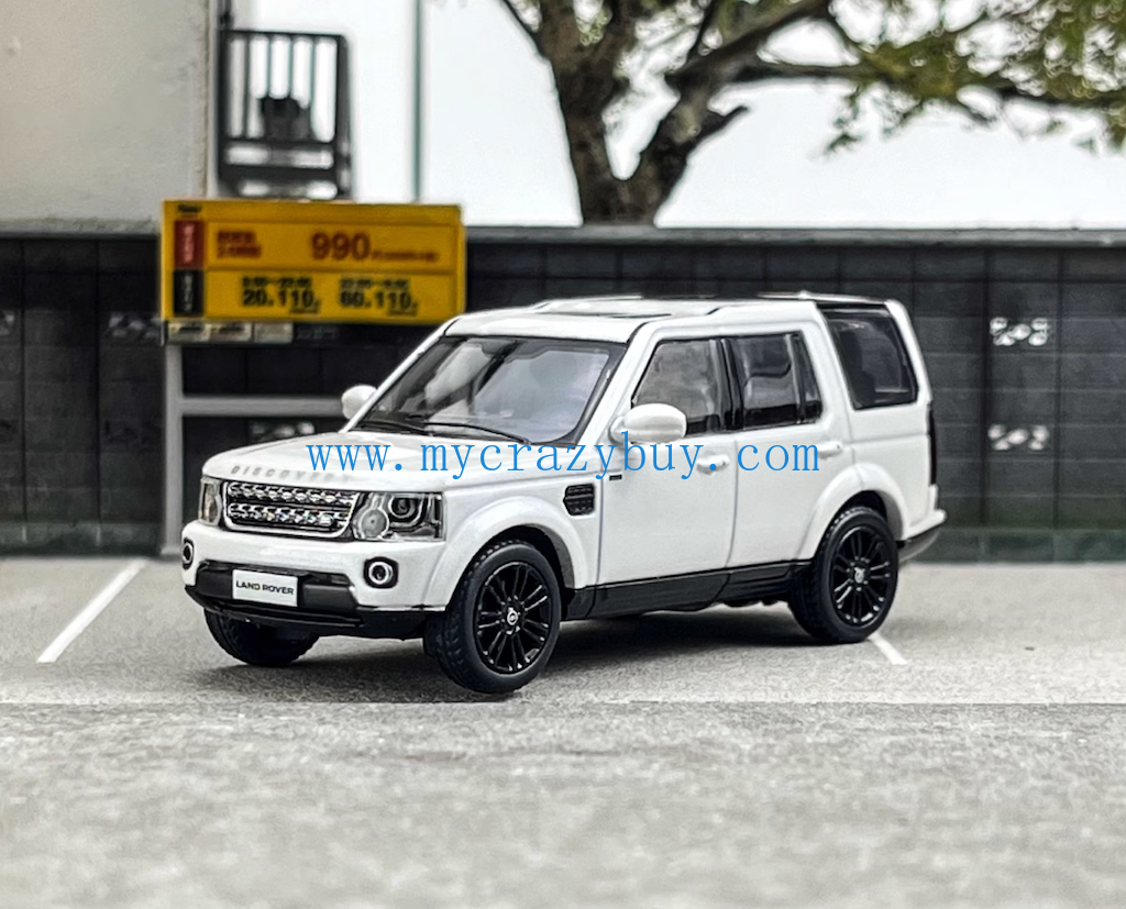 WHELART 1:64 White Black Discovery 4 Sports ORV Model Diecast Metal Car New Collection