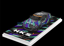 Load image into Gallery viewer, TM 1:64 400Z Coupe HKS Advan Figure Sports Model Diecast Metal Car New Collection

