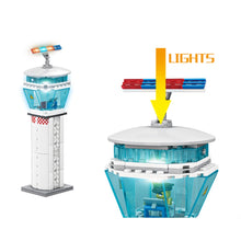 Load image into Gallery viewer, 1003PCS MOC City Airport Terminal Airplane Tower Figure Bus Scene Model Toy Building Block Brick Gift Kids DIY Compatible Lego

