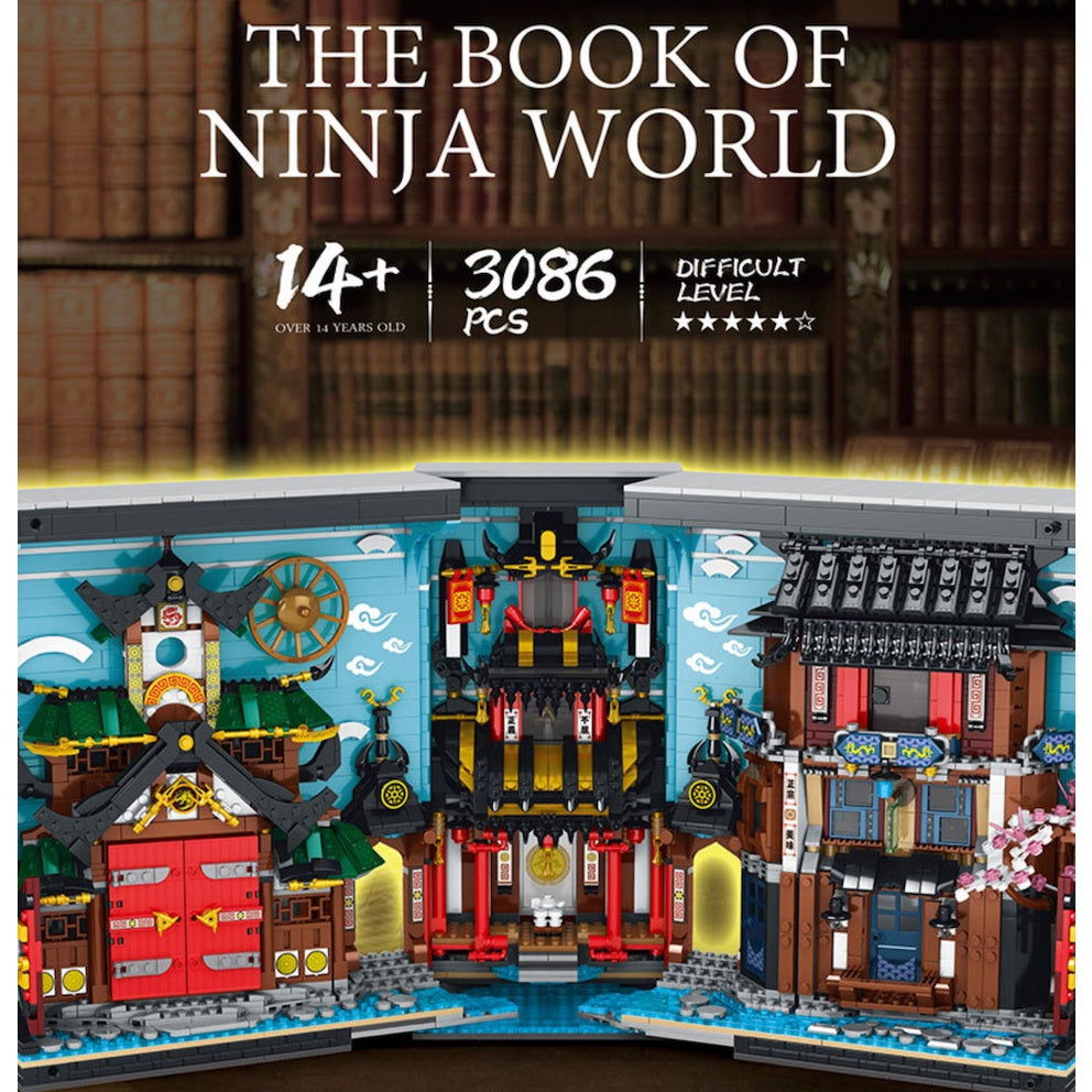 3086PCS MOC The Book Of Ninja World Model Toy Building Block Brick Gift Kids DIY Light Compatible Lego