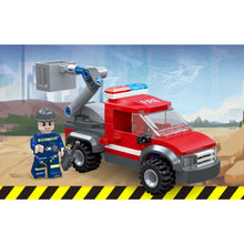 Load image into Gallery viewer, 353PCS MOC City Fire Control Engine Boat Command Helicopter Figure Model Toy Building Block Brick Gift Kids DIY
