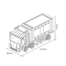 Load image into Gallery viewer, 271PCS MOC City Refrigerated Delivery Truck Figure Model Toy Building Block Brick Gift Kids DIY
