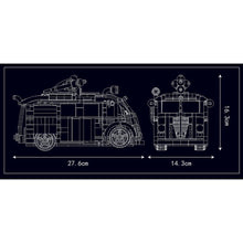 Load image into Gallery viewer, 1078PCS MOC City Ice Cream Truck Van Vending Car Model Toy Buiding Block Brick Gift Kids DIY Compatible Lego
