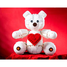 Load image into Gallery viewer, 693PCS MOC Express Love Valentine White Bear Cute Storage Ring Box Model Toy Building Block Brick Gift Kids DIY Compatible Lego
