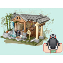 Load image into Gallery viewer, 412PCS MOC Cartoon Kumamon Bear Spa Spring House Figure Model Toy Building Block Brick Gift Kids DIY Compatible Lego

