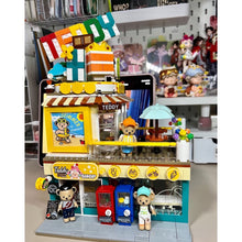 Load image into Gallery viewer, 1156PCS MOC City Street Cute Bear Convenience Store Shop Minimart Figure Model Toy Building Block Brick Gift Kids DIY Compatible Lego
