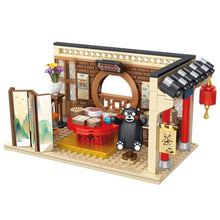 Load image into Gallery viewer, 350PCS MOC Cartoon Kumamon Bear Morning Tea House Shop Figure Model Toy Building Block Brick Gift Kids DIY Compatible Lego
