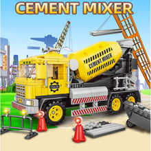 Load image into Gallery viewer, 397PCS MOC 2in1 City Construction Cement Mixer Transport Cart Model Toy Building Block Brick Gift Kids DIY Set New Compatible Lego
