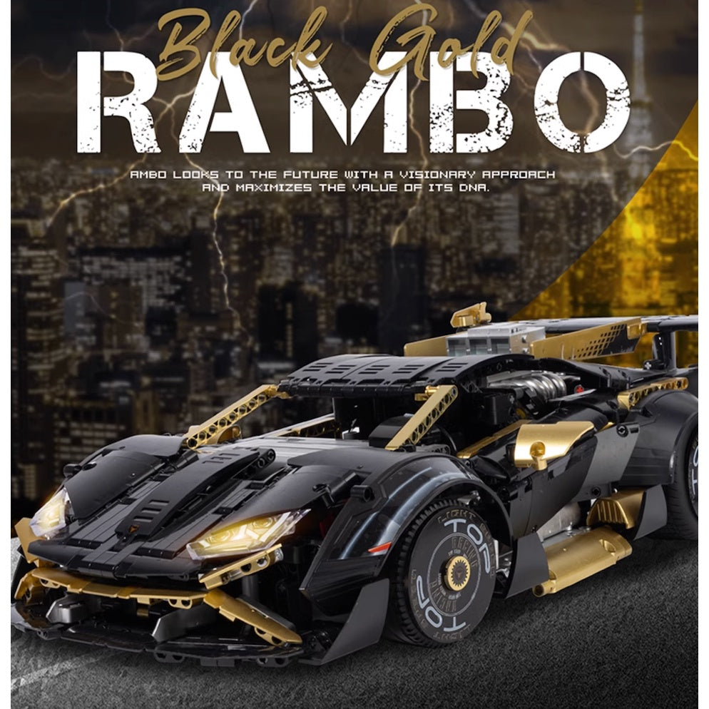 2519PCS MOC Technic Speed Static Rambo STO Super Racing Sports Car Model Toy Building Block Brick Gift Kids DIY Set New 1:10 Compatible Lego