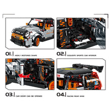 Load image into Gallery viewer, 642PCS MOC Technic Speed Pull Back Mini R56 JCW Copper Cute Racing Sports Car Model Toy Building Block Brick Gift Kids DIY Set New 1:24 Compatible Lego
