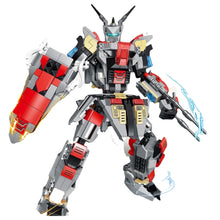 Load image into Gallery viewer, 928PCS MOC 2in1 Type 056 Corvette Mecha Figure Model Toy Building Block Brick Gift Kids DIY Set New Compatible Lego
