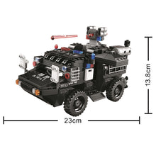 Load image into Gallery viewer, 492PCS MOC City SWAT 07 AAV7 Amphibious Armored Vehicle Car Figure Model Toy Building Block Brick Gift Kids DIY Set New Compatible Lego
