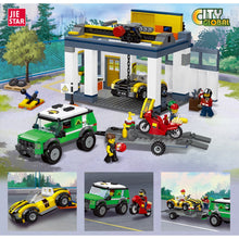 Load image into Gallery viewer, 630PCS MOC City Car Repair Shop Figure Model Toy Building Block Brick Gift Kids DIY Set New Compatible Lego
