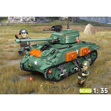 Load image into Gallery viewer, 740PCS MOC Military M4 Sherman Medium Tank Figure Model Toy Building Block Brick Gift Kids DIY Set New 1:35 Compatible Lego

