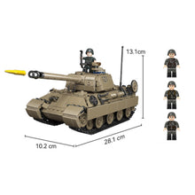 Load image into Gallery viewer, 899PCS MOC Military Panther Leopard Tank Figure Model Toy Building Block Brick Gift Kids DIY Set new 1:32 Compatible Lego
