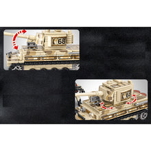 Load image into Gallery viewer, 438PCS Military WW2 Tiger Main Battle Tank Figure Model Toy Building Block Brick Gift Kids DIY Set New Compatible Lego
