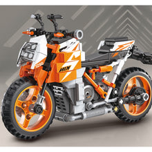 Load image into Gallery viewer, 266PCS MOC Technic Speed KTM Motor Bike Motorcycle Model Toy Building Block Brick Gift Kids DIY Compatible Lego
