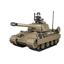 Load image into Gallery viewer, 899PCS MOC Military Panther Leopard Tank Figure Model Toy Building Block Brick Gift Kids DIY Set new 1:32 Compatible Lego
