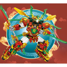Load image into Gallery viewer, 1868PCS MOC 2in1 Ninja Red Dragon Mecha Figure Model Toy Building Block Brick Gift Kids DIY Set New Compatible Lego
