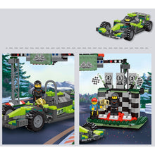 Load image into Gallery viewer, 436PCS MOC City F1 Racing Car Figure Scene Model Toy Building Block Brick Gift Kids DIY Set New Compatible Lego
