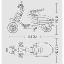 Load image into Gallery viewer, 262PCS MOC Technic Speed Vespa 946 Motor Bike Motorcycle Model Toy Building Block Brick Gift Kids DIY Compatible Lego
