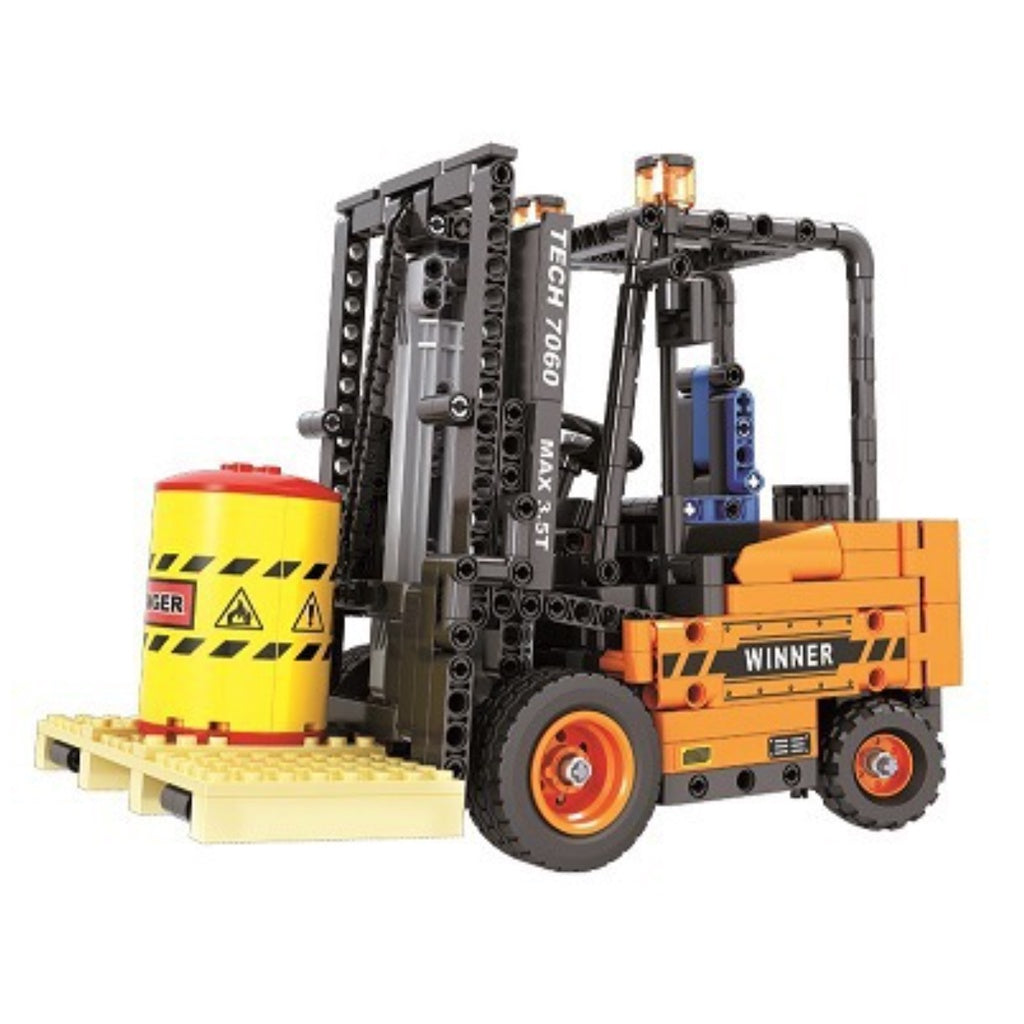 660PCS MOC Technic City Construction Forklift Model Toy Building Block Brick Gift Kids DIY Compatible Lego