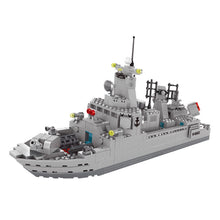 Load image into Gallery viewer, 528PCS Military WW2 Destroyer Battleship Model Toy Building Block Brick Gift Kids DIY Compatible Lego
