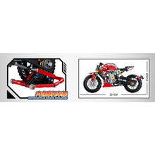 Load image into Gallery viewer, 620PCS Technic Speed Racing Motor Bike Motorcycle Model Toy Building Block Brick Gift Kids DIY Compatible Lego
