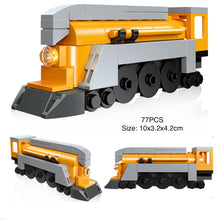 Load image into Gallery viewer, 466PCS MOC 6 Sets Mini Vintage Classic Train CO 490 Steam Lootive Model Toy Building Block Brick Gift Kids DIY Compatible Lego
