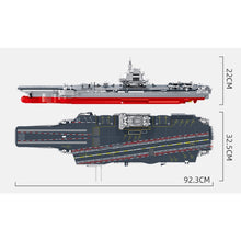 Load image into Gallery viewer, 3168PCS Military WW2 PLA Navy Large Fujian Class 003 Aircraft Carrier Figure Model Toy Building Block Brick Gift Kids DIY Set New Compatible Lego
