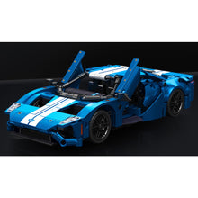 Load image into Gallery viewer, 522PCS MOC Technic Speed Blue GT22 Super Racing Sports Car Model Toy Building Block Brick Gift Kids DIY Set New 1:18 Compatible Lego
